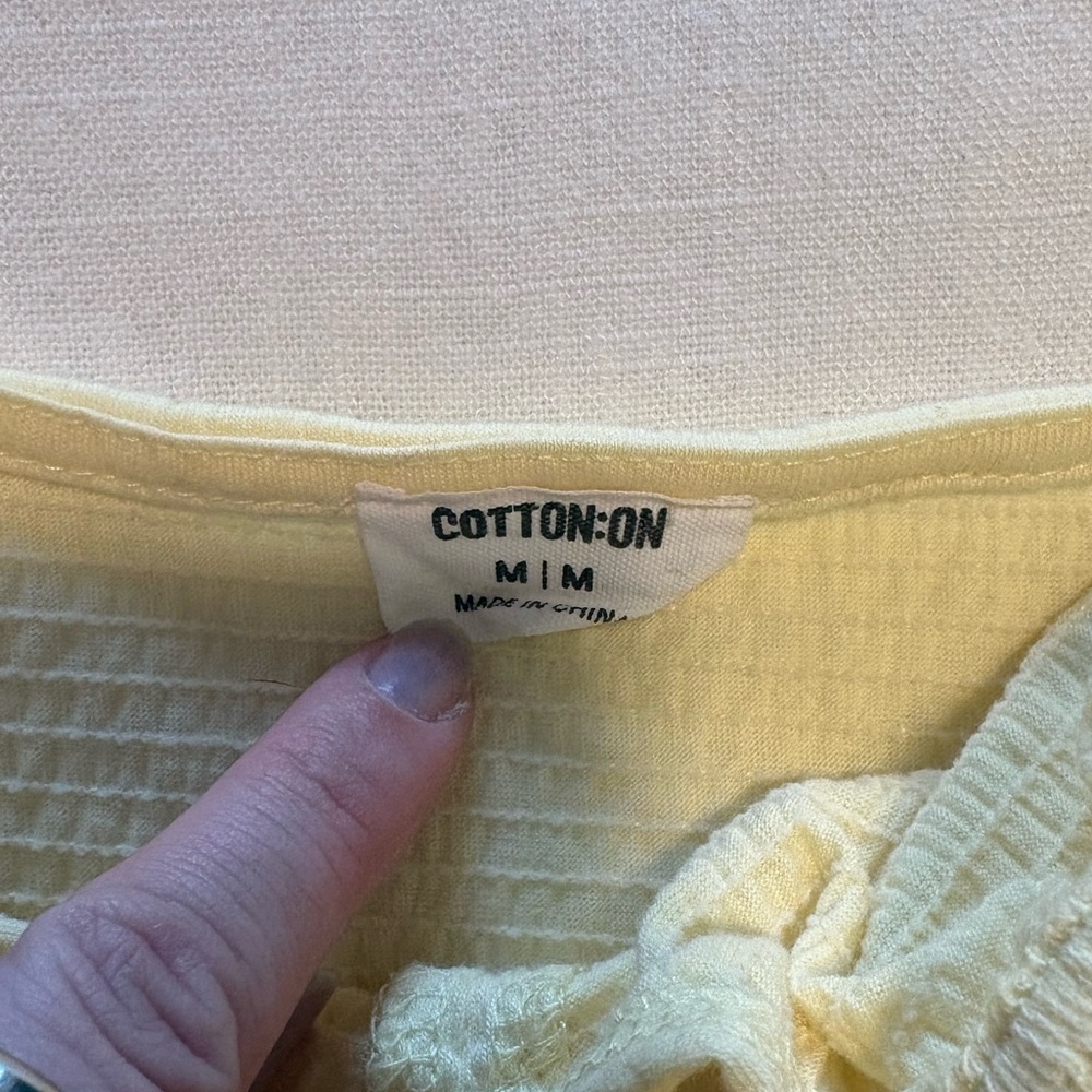 Butter Yellow Crop Top- Casual